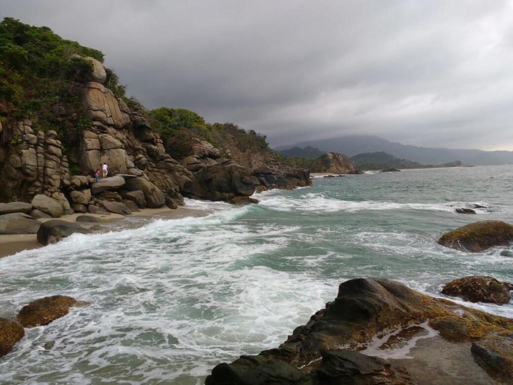 مبيت وإفطار الزينو Camping Castilletes Parque Tayrona المظهر الخارجي الصورة